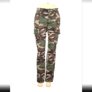 J Crew cargo pants, 25 waist, camo